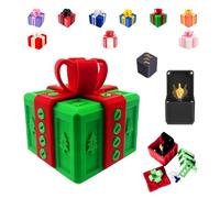 Générique The Prank Box - Hilarious Screw Challenge, The Annoying Present Gift, Prank Gift Box for Birthday, Christmas, Fun Gag Gifts for Friends (Grün-Rot, Finger-Spielzeug)