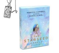 Générique The Starseed Oracle - Pocket Edition, Cardstock, idéal pour Les débutants, Comprend Cartes et Collier