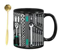 Générique The Ultimate Mechanic'S Toolbox Mug, 11oz Ceramic Mechanic Toolbox Coffee Cup, Realistic Tool Details & Comfortable Handle, for Birthday Christmas Thanksgiving Anniversary (#B,1PCS)