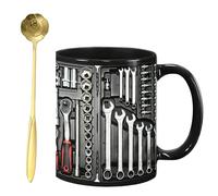 Générique The Ultimate Mechanic'S Toolbox Mug, 11oz Ceramic Mechanic Toolbox Coffee Cup, Realistic Tool Details & Comfortable Handle, for Birthday Christmas Thanksgiving Anniversary (#A,1PCS)