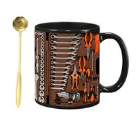 Générique The Ultimate Mechanic'S Toolbox Mug, 11oz Ceramic Mechanic Toolbox Coffee Cup, Realistic Tool Details & Comfortable Handle, for Birthday Christmas Thanksgiving Anniversary (#C,1PCS)