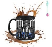 Générique The Ultimate Mechanic's Toolbox Mug, 11Oz The Ultimate Mechanic's Toolbox Mug, Tool Box Tea Cup Funny, for Birthday Christmas Thanksgiving Anniversary (1PCS-B)