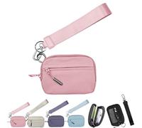 Générique The Wallet 2nd, Wristlet Nylon Wallets for Women,Zippered Card Case with Id Window/Hand Strap