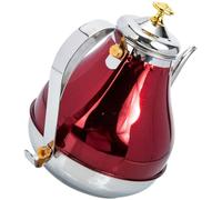 Générique Théière en Acier Inoxydable Bouilloire Résistante la Chaleur 1,2l avec Filtre, Poignée Confortable, Design Spécial Cuisine Maison