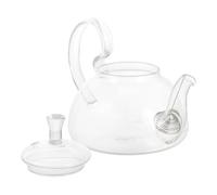 Générique Théière Transparente en Verre 400ml Résistante la Chaleur Anse Élégante pour Préparation de Thé sans Fuite Plusieurs styles