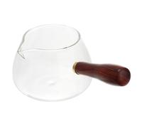Générique Théière Verre Infuseur et Poignée Latérale 350 Ml, pour Infusion de Thé, Beurre Fondu et Tisanes, Service à Thé pour Camping et Moments Conviviaux
