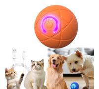 Générique Thelifeh Smart Jumping Ball Dog Toy, Interactive Dog Toy Ball That Moves on Its Own, Pet Bounce for Dogs, Boredom Relief, for Small, Medium, Large Pet (Orange)