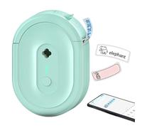 Générique Thermal Label Printer - 1.26 inches Package Label Printers for Document Sorting, Inventory Management with Printing, Rechargeable Battery for Office, Crafting, Event Planning, White
