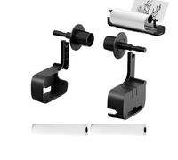 Générique Thermal Printer Stand, Mobile Printer Bracket, 12.32x3.66x5.08 inches Sturdy Portable Holder, Space-Saving Design, Professional Desktop Support for Business, Home, Office, School