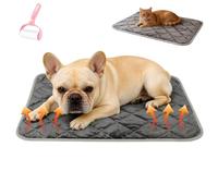 Générique Thermal Reflection Pad for Dogs Cats,5-Layer Self Warming Pet Bed,Soft Cozy Washable Non-Slip Self Heating Pet Pad for Sofa Kennel Car Seat