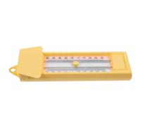 Générique Thermomètre Beige et Mini Extérieur Serrage Jardin Maxi Affichage des Températures Maximale et Minimale, en Plastique Abs Usage