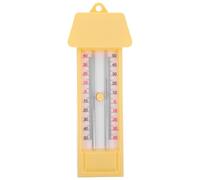 Générique Thermomètre de Jardin Analogique Lecture Précise des Températures Maximale et Minimale en °C/°F pour Surveillance Extérieure en Serrage