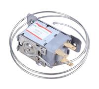 Générique Thermostat de réfrigérateur AC 220 V-250 V Volt 5 (4) A 3 broches,8 mm diamètre arbre WDF18 modèle 50/60 Hz pièce