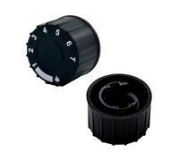 Générique Thermostat modèle 710, pièces de bouton vanne commande, poignée température, interrupteur noir, 2