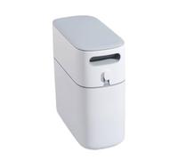 Générique Thin Trash Can, Slim Garbage Bin, Space Saving Design Rubbish Container, Odor Proof Wastebasket, Ideal for Kitchen, Bedroom, Cabinet, Bathroom, Offices, Daily Use, Multicolor