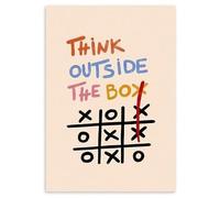Générique Think outside the box - Affiche - Poster - Impression - 30x40cm