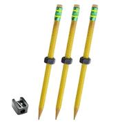 Générique Threadedpencil, Woodworking Pencil, With A Sliding Nut That Moves, Silent Sensory Tool Stress Relief Rotating Pen, Threaded Pencil Fidget, For School, Office, Home (3pcs)