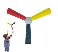 Générique Three-Color Throwing Stick - 10.24x10.24x1.57 inches Reaction Catch Trainer | Speed Training Tool | High Flexibility Stick Soft for Train Your Brain and Improve Your Skills Exercise Body
