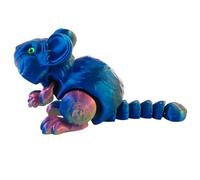 Générique Three-Dimensional Printed Toys Animals - Three-Dimensional Printed Animal Figurine, Articulated Fidget Hamster, Desktop Toys for Christmas, Thanksgiving and Valentine's Day