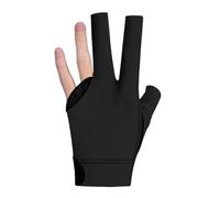Générique Three Fingers Billiard Gloves, Billiards Left Hand Sport Glove, 9.45x5.12x0.59 inches High Stretch Fabric, Breathable Material, Billiards Handwear for Cue, Pool Games