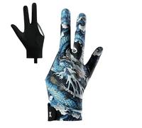 Générique Three Fingers Billiard Gloves - Elastic Adjustable Pool Mittens | 3 Finger Cue Sport Accessory, Cyclist Golfer Athlete Glove, Three Fingers Billiard Gloves for Women Youth Teens Dad Mom