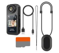 Générique Thumb Camera, Portable Body Camera with Audio Video Recording, Compact Hands- Wearable Camcorder, HD Mini Sports, 1-Pack Black, for Travel Pet Walking Baby Monitoring Cycling