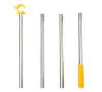 Générique Tige D'ouverture Télescopique Réglable 1,52 M Crochet Antidérapant en C, Perche d'entretien Scolaire et Ouvre-fenêtre Multifonction pour Intérieur et Extérieur, pour Chambre,