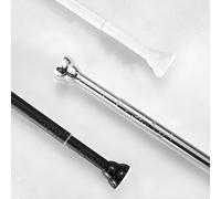 Générique Tiges De Ressort D'extension 0.7m 1.2m 2.0m 2.5m Tiges De Rideau sans Perçage Antidérapant & Ne Rouille Jamais pour Salle De Bain, Chambre À Coucher(Silver,2.6m)