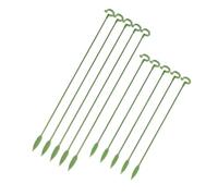 Générique Tiges de Support pour Fleurs 20pcs en Fibre de Verre Vert Légères et Solides pour Jardinage, Support Solide pour Orchidées et Petites Plantes en Pot