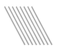 Générique Tiges en Acier Inoxydable Argentées 8pcs pour Planches de Blocage Design Épuré et Fixation Facile, pour Créations Artistiques et Bricolage DIY