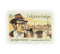 Générique Timbre de Belgique de Collection Neuf de 1994. Émission Commune avec la Suisse et la France : G. Simenon