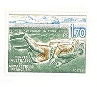 Générique Timbre des Territoires Australes et Antarctiques de France ( TAAF) Neuf de Collection de 1989. N’ 146 : Sport : plongée sous-Marine sous Glace