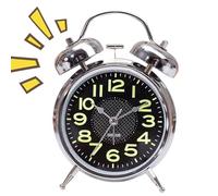 Générique Timer Portable - Horloge Timerr Léger | Petite Chambre À Coucher, Alarmes Rétro Corloges Brillantes dans Le Noir, Vintage Silencieuse 3 Pouces Classic Classic pour Les Couches De Lit