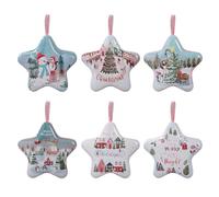 Générique Tin De Noël - Christmas Holiday Traite Le Petit Boxe | Candy Artisanat | Étain À Biscuits En Métal | Chriistmas Giftbiscuits Box | Christmaas Tinplate | Boxe | Boîte De Biscuits-cadeaux