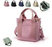 Générique Tinkertechus Bag Large Capacity Multi-Pocket Handbag Dual Use Shoulder Bags with Zipper & Compartments (1PCS/E)