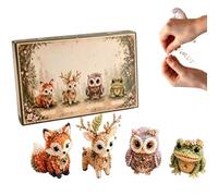 Générique Tiny 3D Beaded Animal DIY Kit - 7.87 inch Fantasy Realm Beadeds Set | Mini 3D Beading Craft Kits for Beginners | DIY Beaded Animal Art Kit for Home Decor Gift Making. 3.94x1.97in.