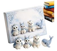 Générique Tiny 3D Beaded Animal DIY Kit - Handmade Craft Kit,Beginner-Friendly DIY Cute | for Adults Teens Desk Shelf Home Office Party Art Class Holiday