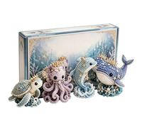 Générique Tiny 3D Beaded Animal DIY Kit - Handmade Craft Kit,Beginner-Friendly DIY Cute | For Adults Teens Desk Shelf Home Office Party Art Class Holiday