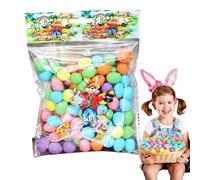 Générique Tiny Easter Eggs for Crafts - Small Glitter Easter Eggs, Colorful Artificial Easter Eggs, Glitter Fake Eggs Basket Stuffers, Decorative Easter Egg Garland Supplies for Crafts, Home Garden