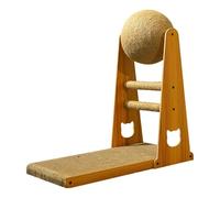 Générique Tiragraffi a l pour Gatti - Tiragraffi Vertical inspecté par Une Balle, Une Conception sûre et Durable | Jouet interactif pour Chats, Formation, grattage, Plaisir à Domicile