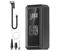 Générique Tire Air Pump | with Digital Pressure Gauge Cordless - Comfortable Tire Inflator Portable Air Compressor - for Bike Balls Inflatable Toys SUV Sedan Camping Pool Floats Outdoor Home Garage