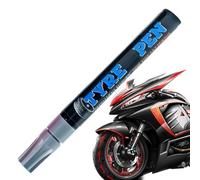 Générique Tire Paint Pen - Water Based Ink Single Head | Erasable Weatherproof Non Fading Quick Dry Tyre Drawing Marker | Waterproof Wheel Lettering Marker For Vehicle Motorcycle Bikes Bicycles Metal
