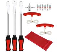 Générique Tire Spoons | 7.09In Flat Pry Bar Auto Wheel Changer, Carbon Steel Vehicle Wheel Repair Tool | Motorcycle Dirtbike Bicycle Truck Trailer SUV RV Workshop