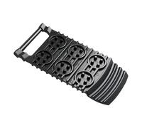 Générique Tire Traction Mats, Heavy-Duty Anti-Slip Recovery Tracks, Vehicle Traction Ladder, 15-inches Emergencies Off Road Rescue Tool, Ideal for Trucks, Cars, SUVs in Snow, Mud and Sand