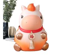 Générique Tirelires Pour - 14 X 19 X 20 Cm Boîte De Décoration, Statue Et Récipient En Forme De Cheval | Boîte D'économie D'argent Pour - Pour Filles Et Garçons Pour Le Nouvel An, Un Anniversair