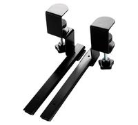Générique Tiroir à Clavier sous Le Bureau - Plateau à Clavier Rotatif | Glissière sous Table, sans poinçon, Angle réglable | Support de Rangement pour d'ordinateur, Clip de Rail de Bureau
