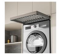 Générique Tiroir à Pantalons Coulissant - Séchoir dissimulé, Panier de Rangement Gain de Place sous Meuble pour Machine à Laver et Armoire (Gris, 614-664 mm)