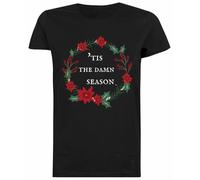 Générique Tis is The Damn Season Evermore T-Shirt Noir Femme T-Shirt À Manches Courtes Femme