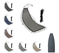 Générique Tissu de Rechange pour balancelle Suspendue conçu pour Une Installation Facile et Un Confort Tissu,résistant aux intempéries, pour hamac de Jardin et terrasse(64 x 197 x 23 cm)