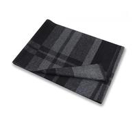 Générique Tissus Blanc Warm Thick Classic Modern Imitation Scarf 180 X 30 Cm Écharpe Loup (Black, One Size)
